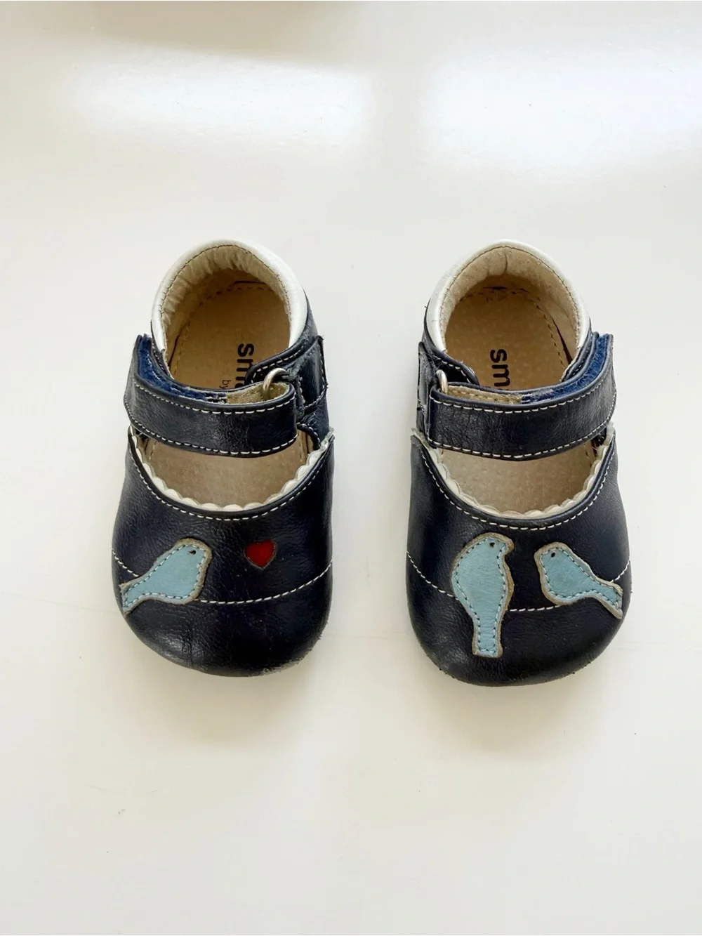 See Kai Run  Kalea Navy Mary Jane’s with Birds Size 6-9M